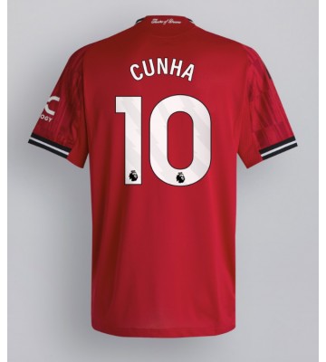 Manchester United Matheus Cunha #10 Primera Equipación 2025-26 Manga Corta Manchester United Matheus Cunha #10 Primera Equipación 2025-26 Manga Corta